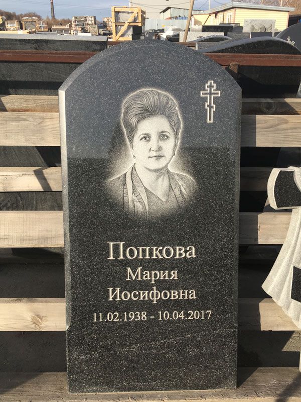 Памятник №005 из карельского гранита — фото 2